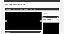 Desktop Screenshot of benshukrallah.com