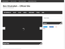 Tablet Screenshot of benshukrallah.com